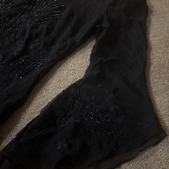 Vintage y2k silk bell sleeve Stevie Nicks - Picture 3 of 7